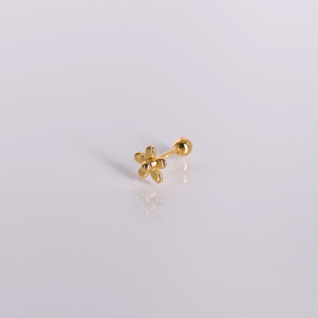 Golden petal piercing
