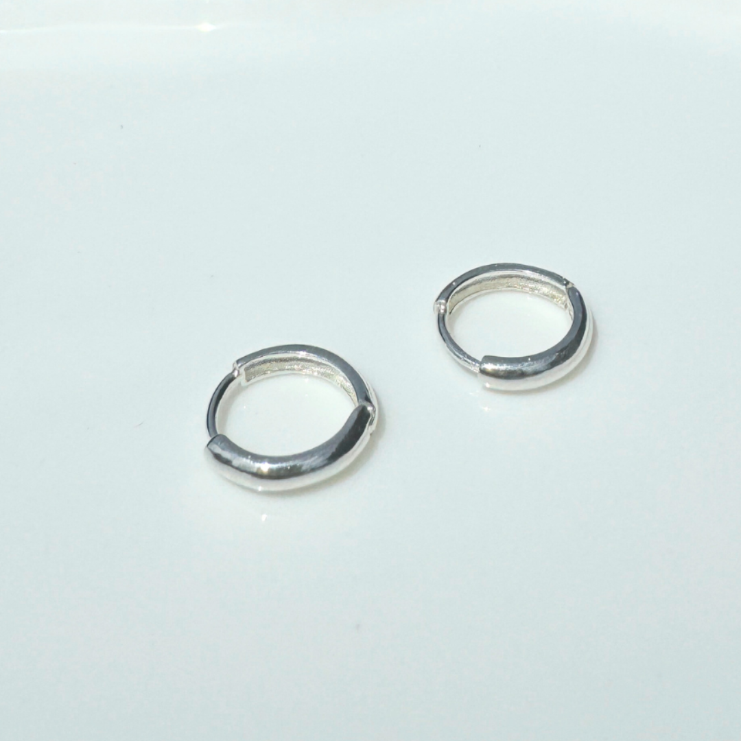 Silver serenity earrings