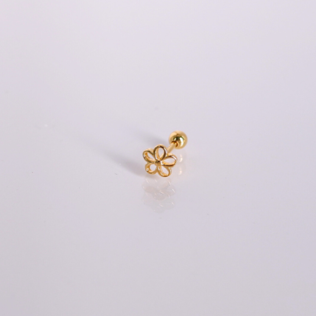 Delicate petal piercing