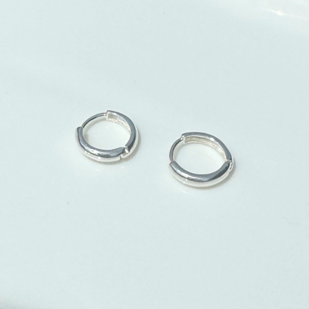Silver serenity earrings