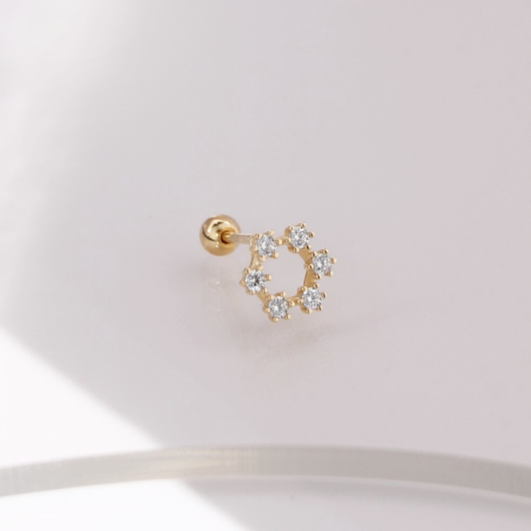 Sparkle bloom piercing