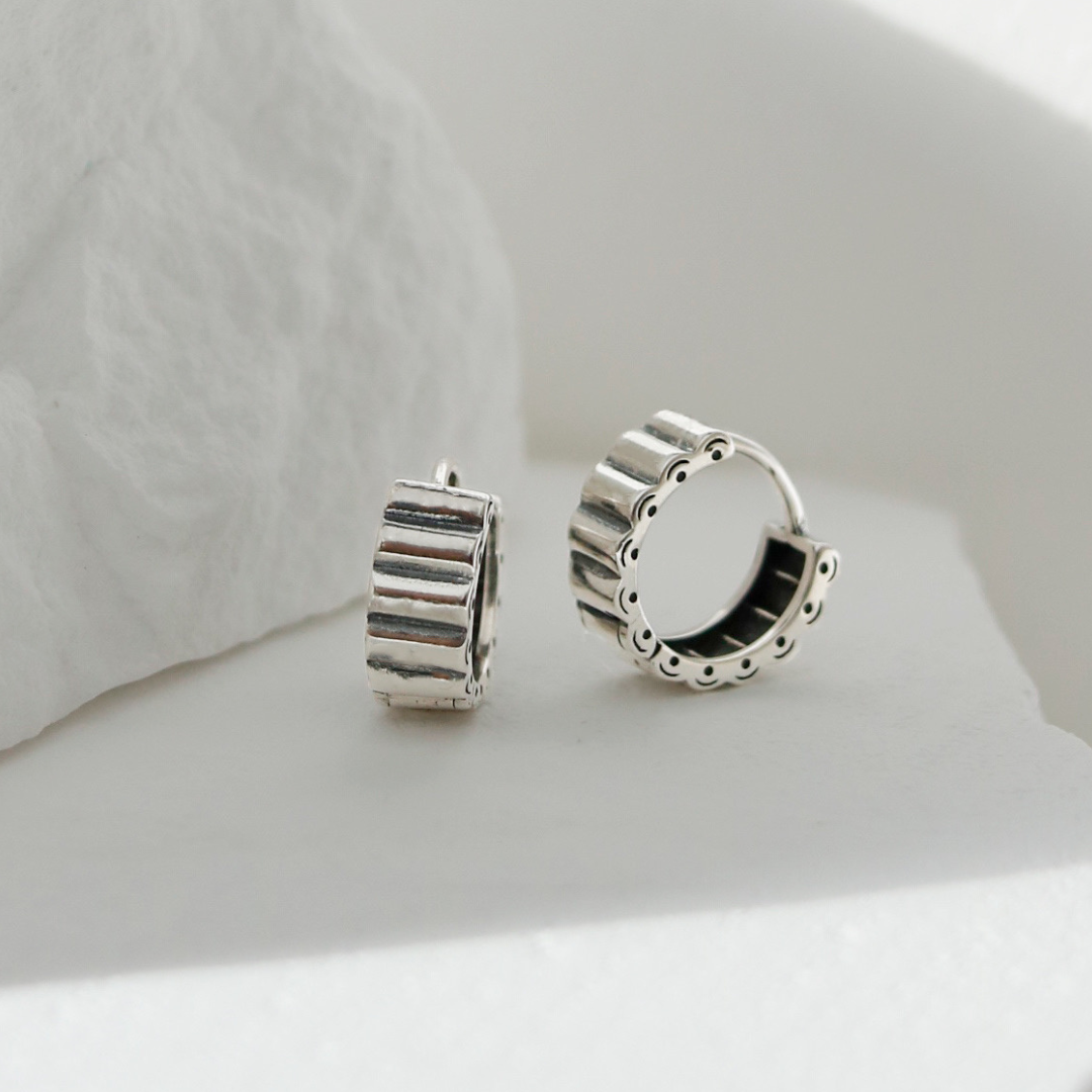 Industrial band earrings