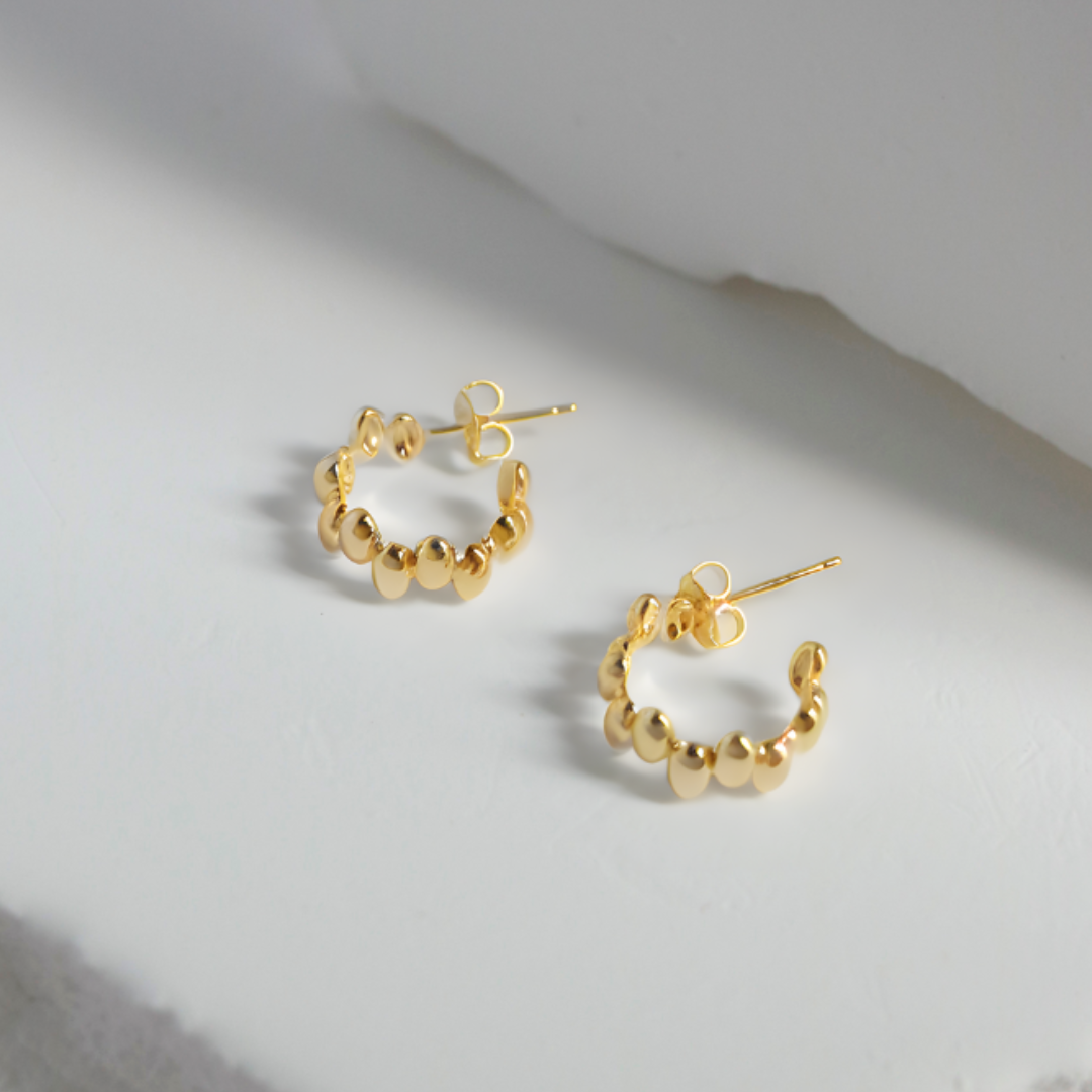 Lunar gleam earrings