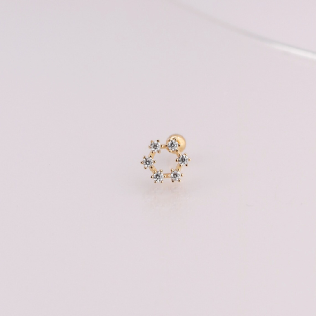 Sparkle bloom piercing