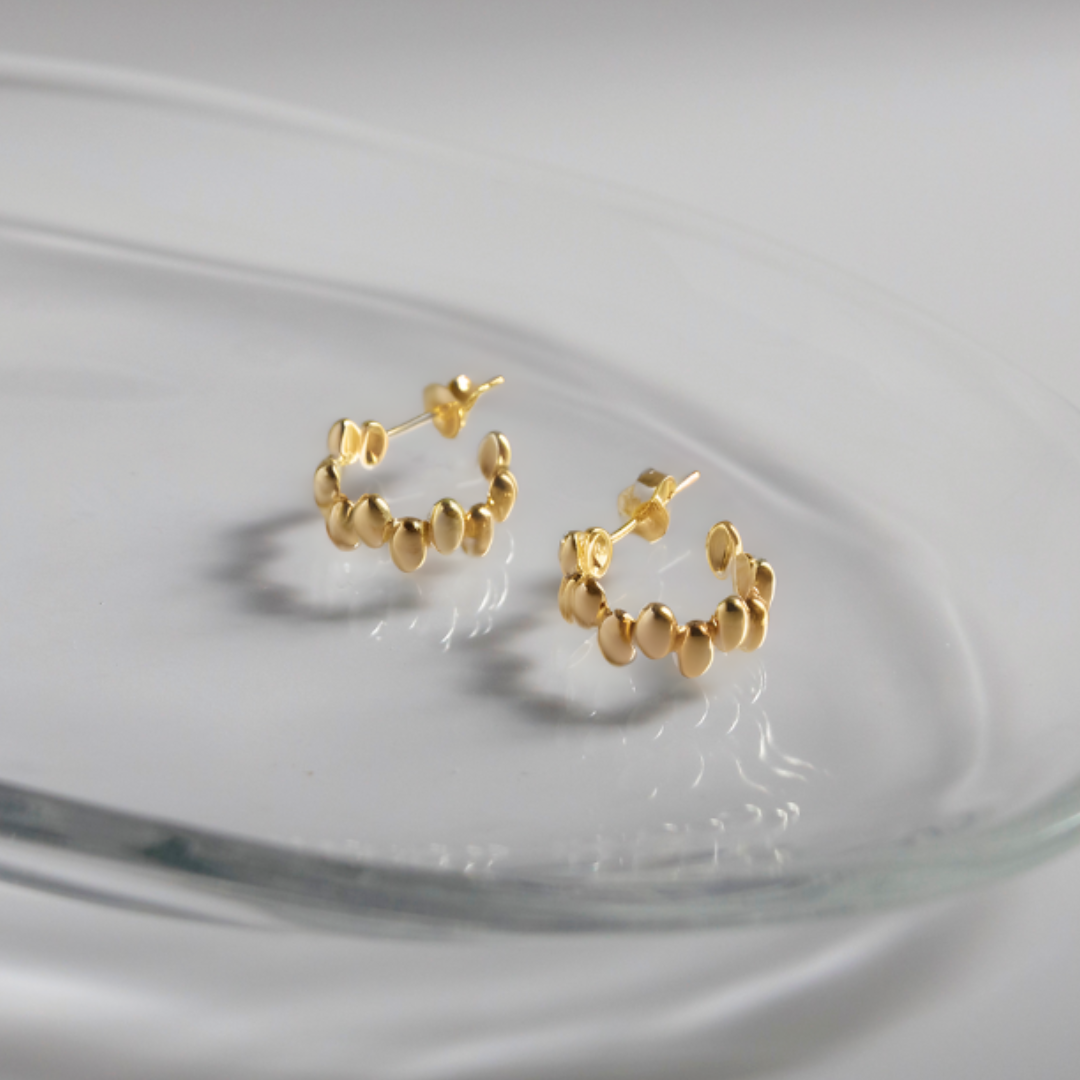 Lunar gleam earrings