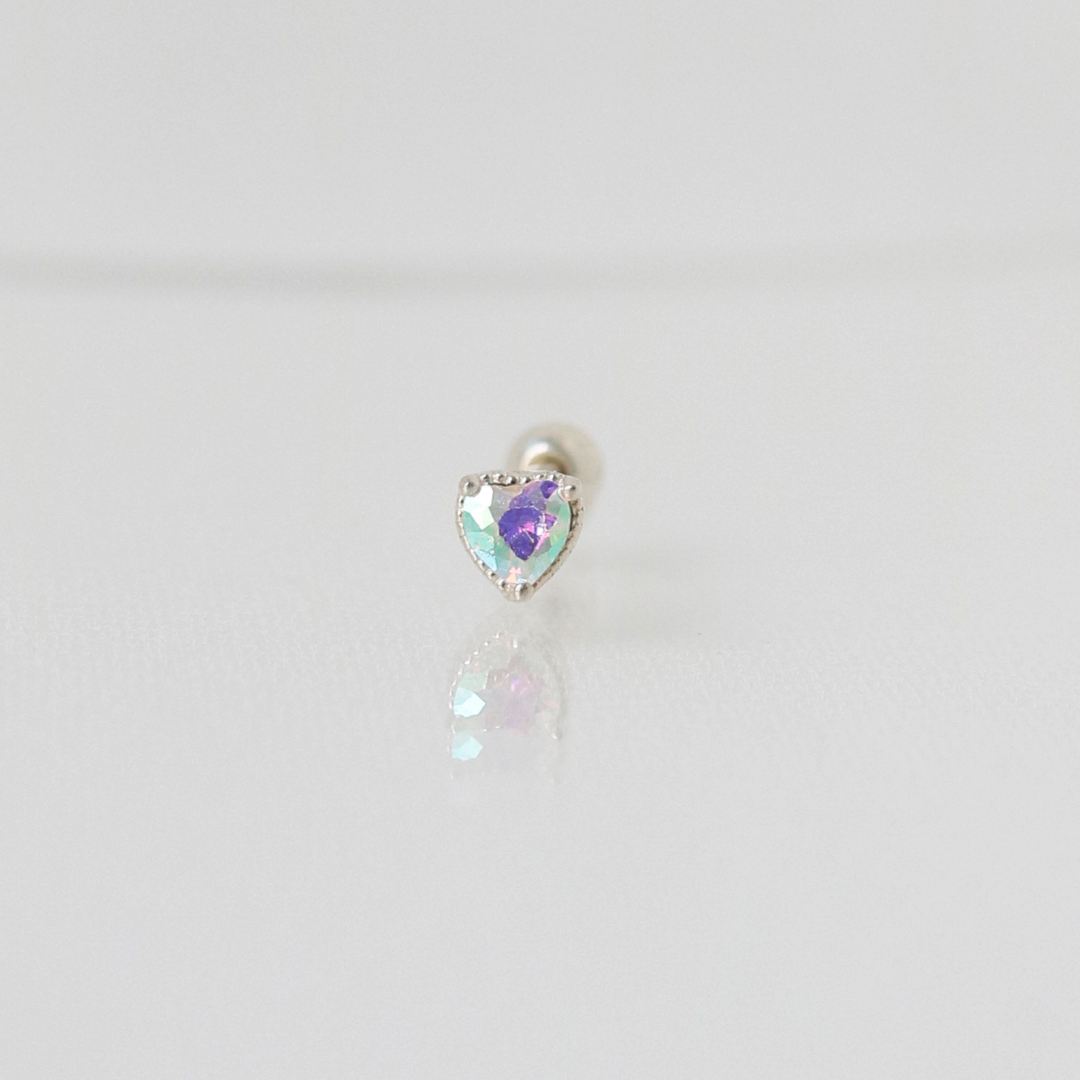 Aurora heart piercing