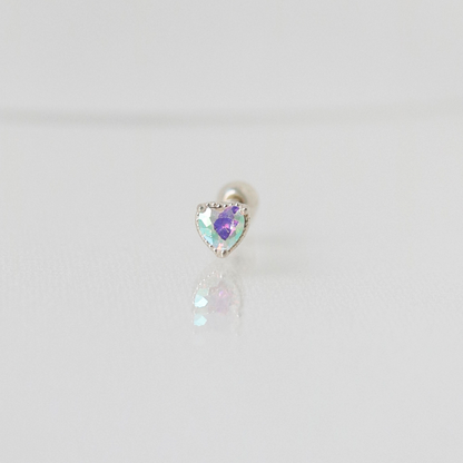 Aurora heart piercing