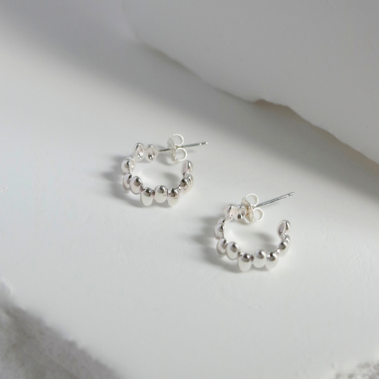 Lunar gleam earrings
