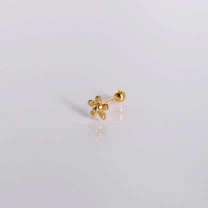 Golden petal piercing
