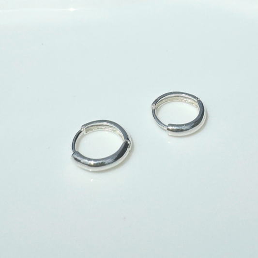 Silver serenity earrings