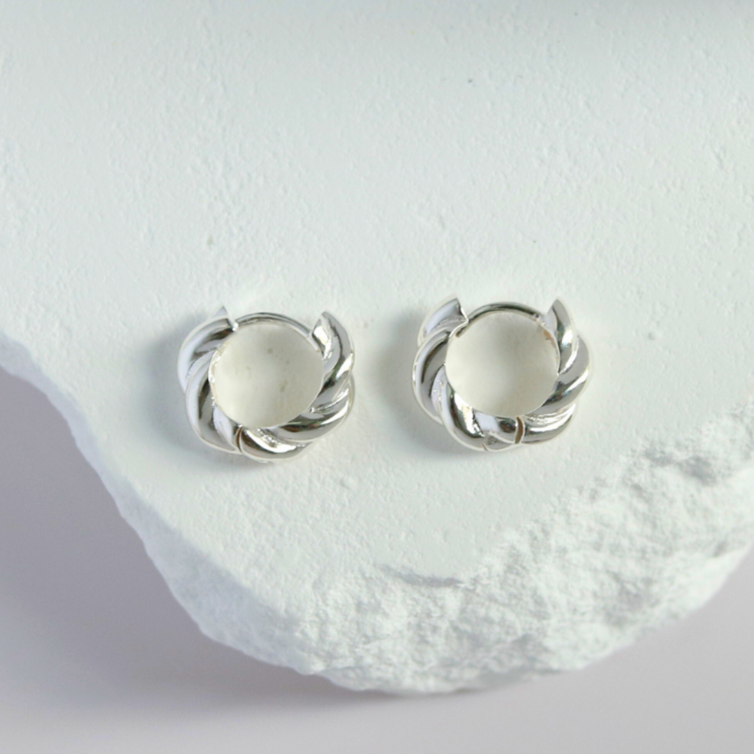 Infinite twist earrings