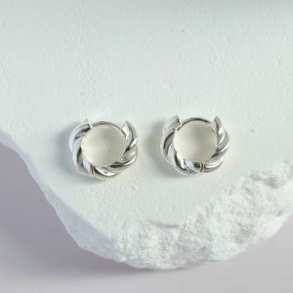 Infinite twist earrings