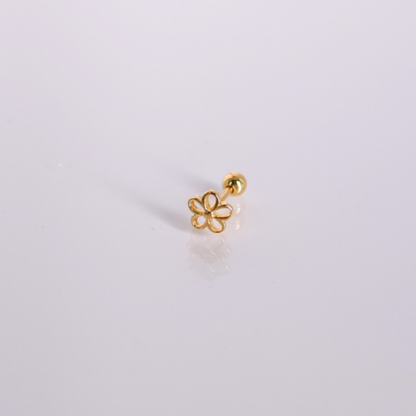 Delicate petal piercing