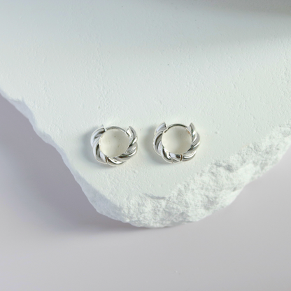 Infinite twist earrings