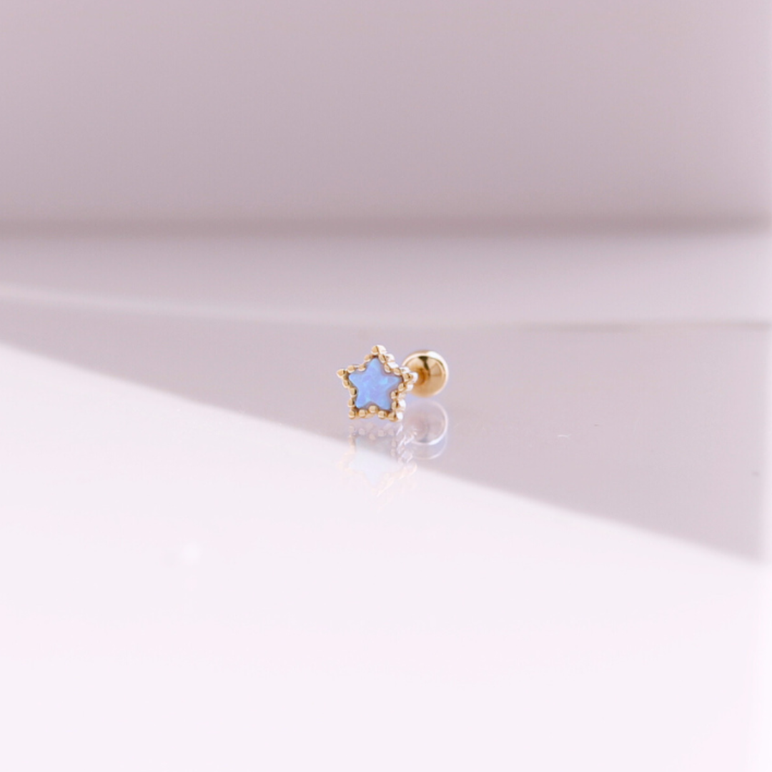 Opal star piercing