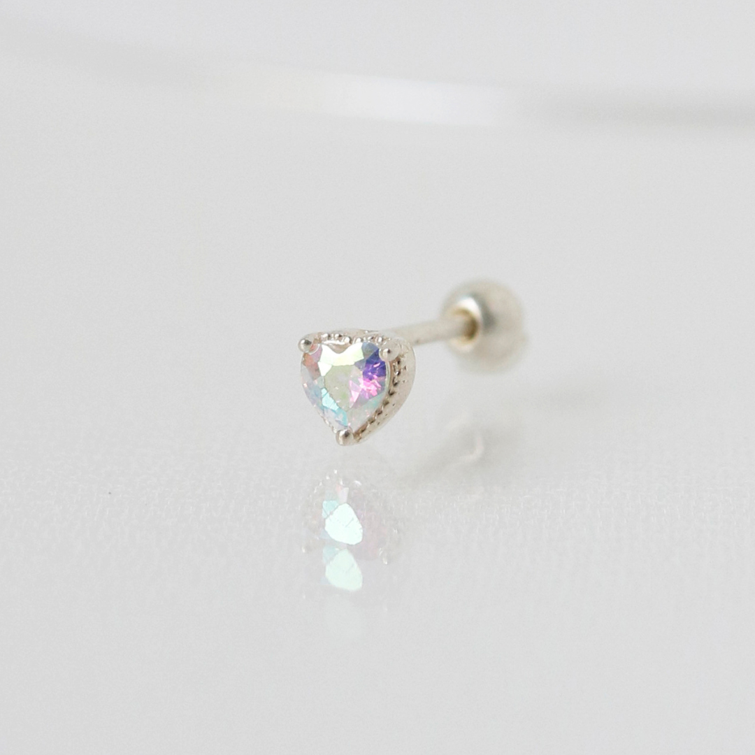 Aurora heart piercing
