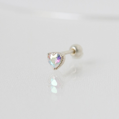 Aurora heart piercing