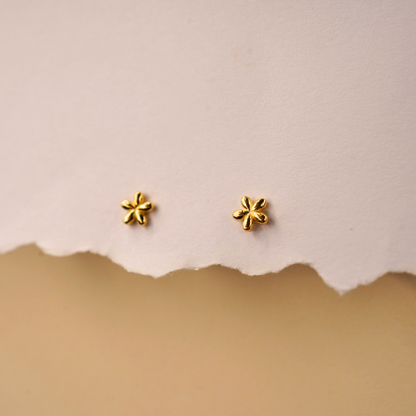 Golden blossom studs