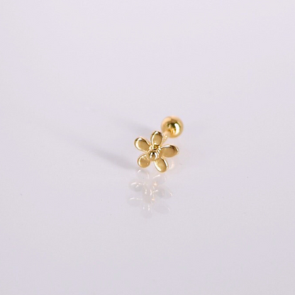 Golden petal piercing