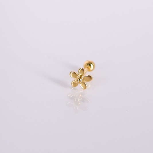 Golden petal piercing