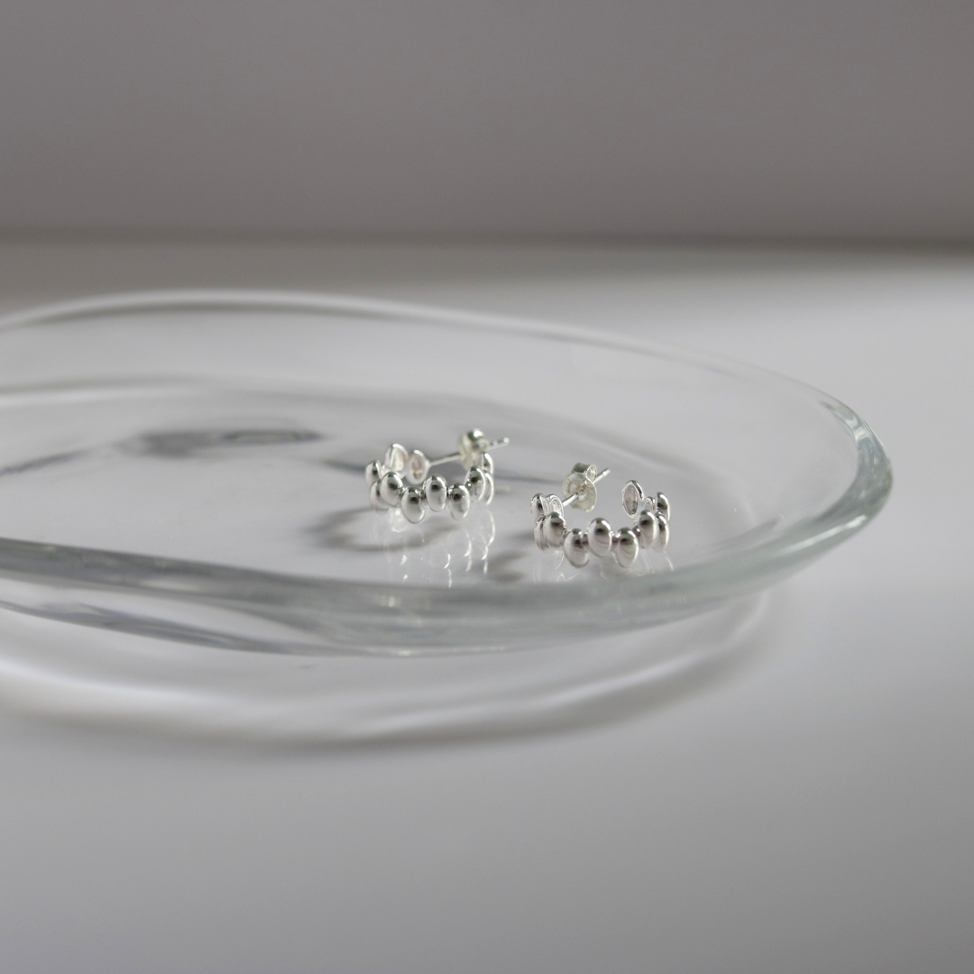 Lunar gleam earrings