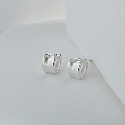 Modern cylinder earrings