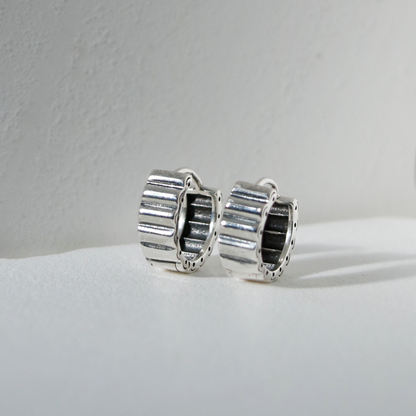 Industrial band earrings