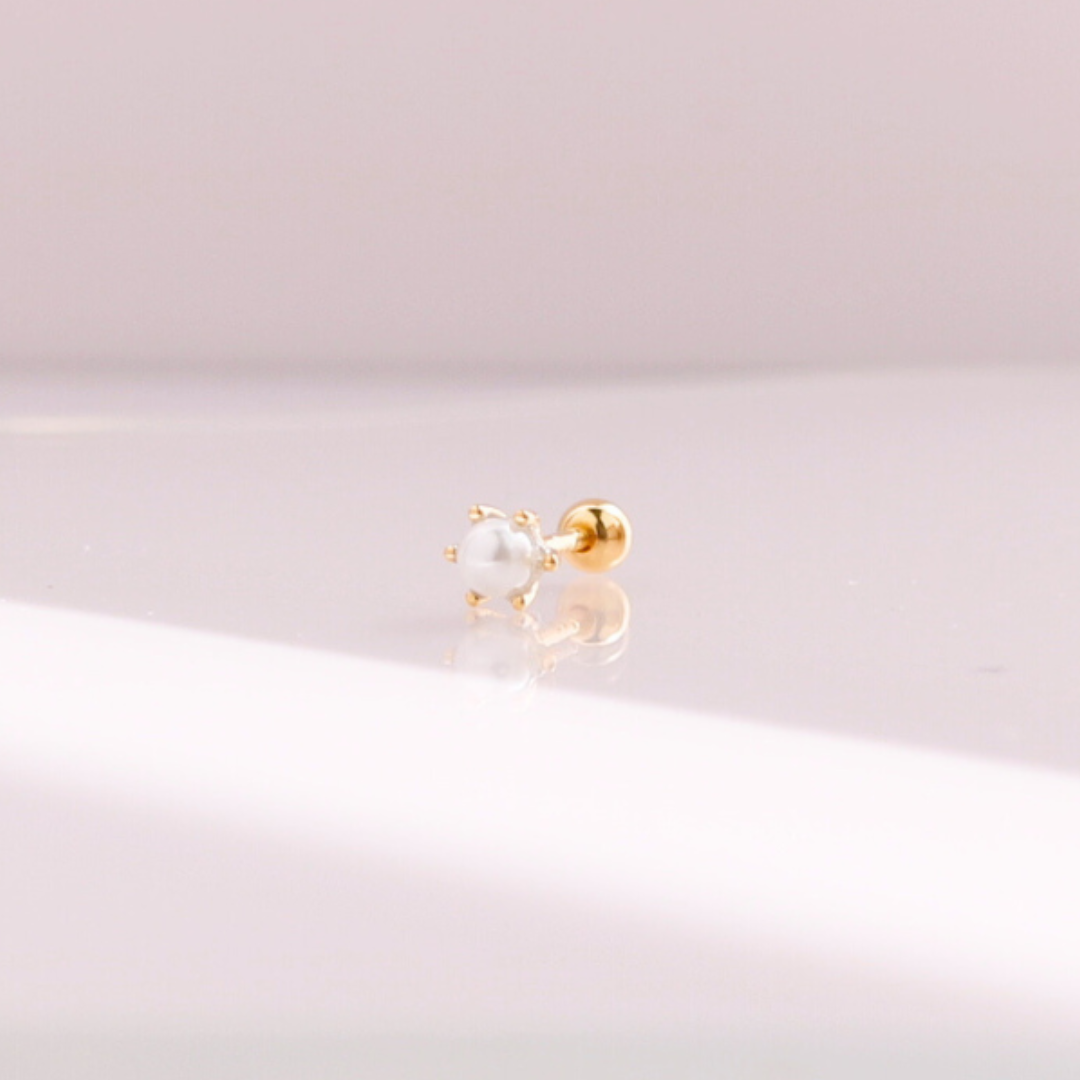 Pure pearl piercing