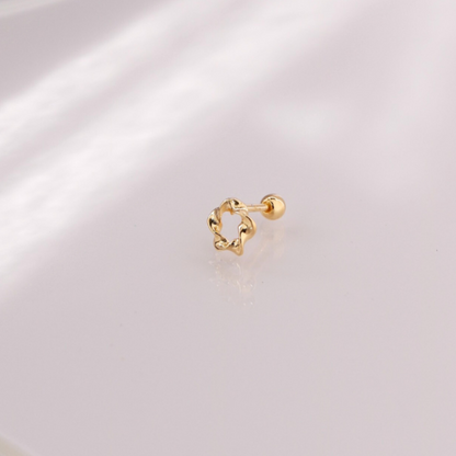 Twist bloom piercing