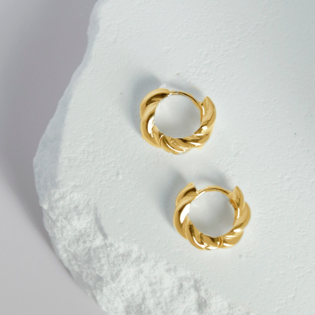Infinite twist earrings