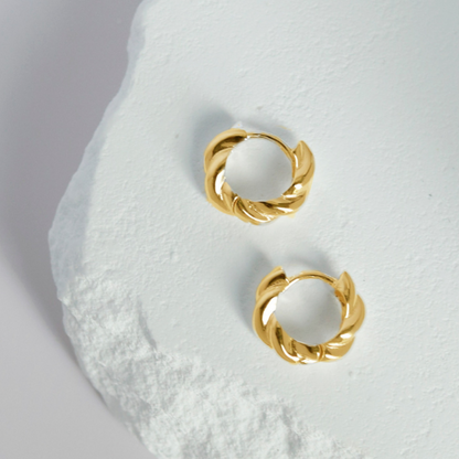 Infinite twist earrings