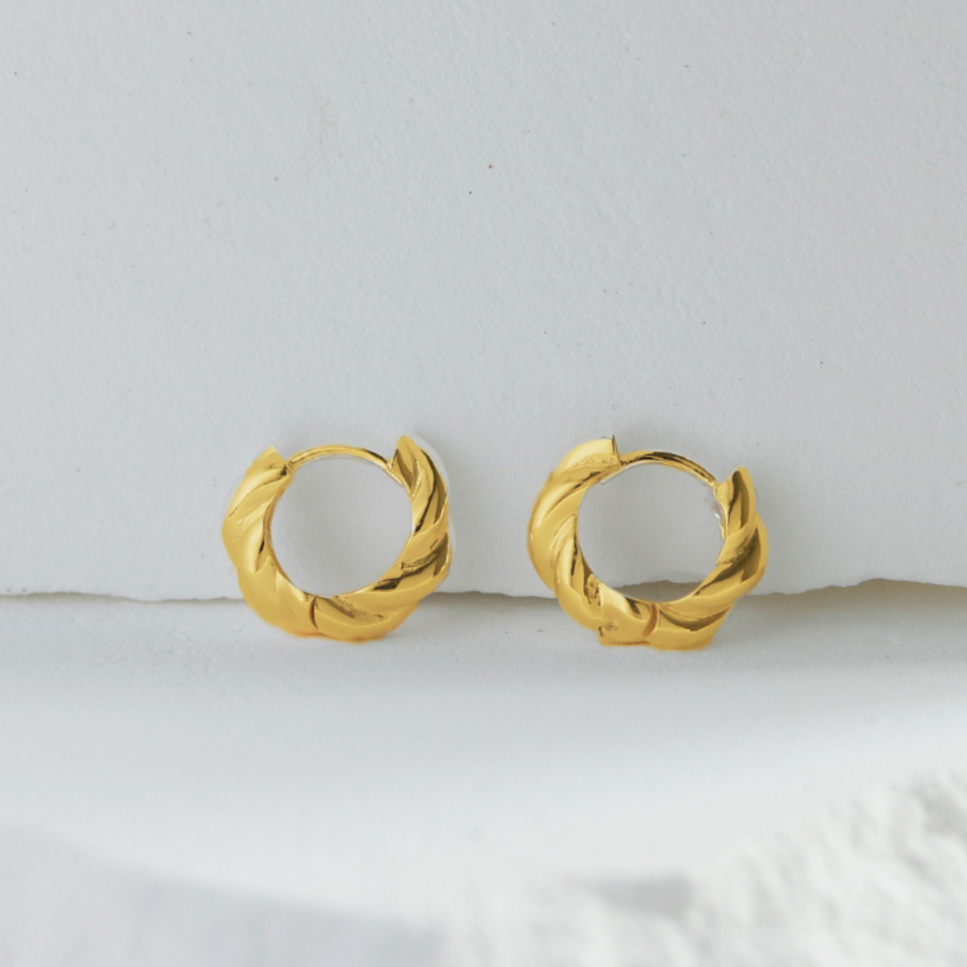 Infinite twist earrings