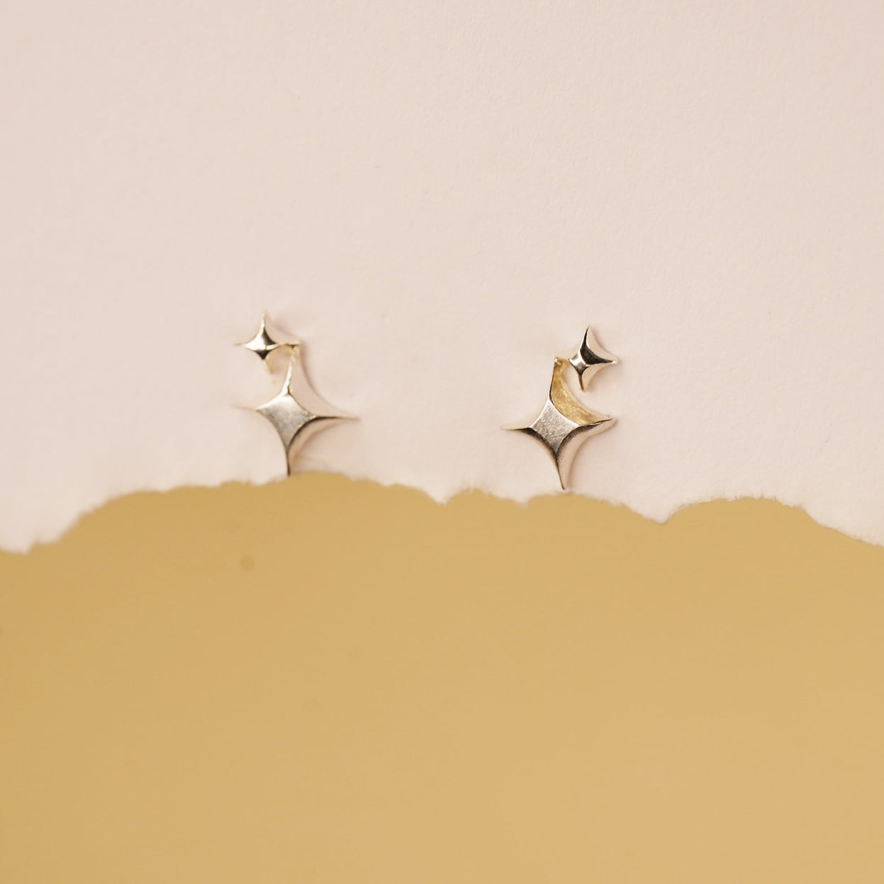Shiny spark studs