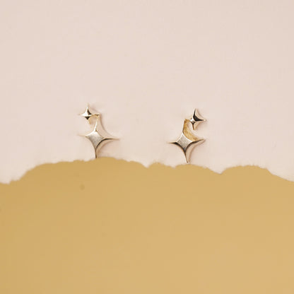 Shiny spark studs