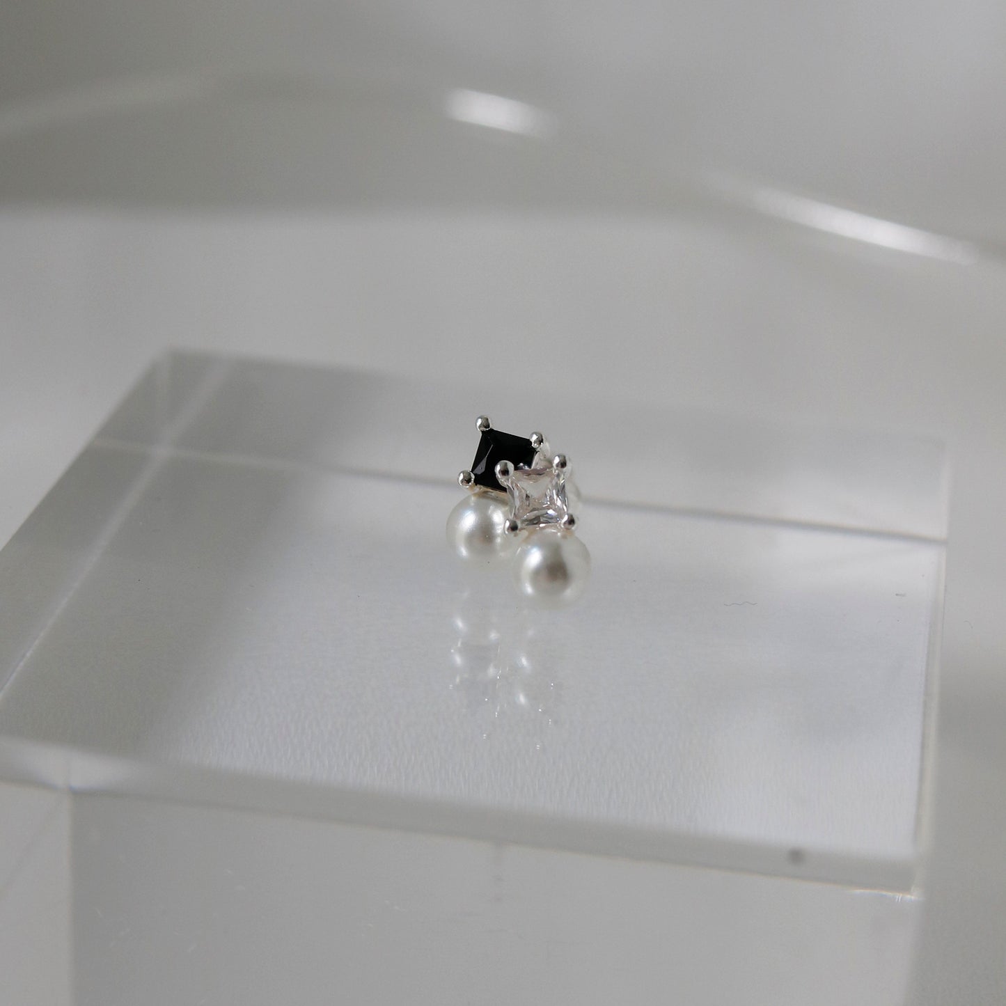 Midnight pearls piercing