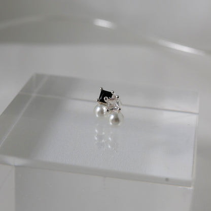 Midnight pearls piercing