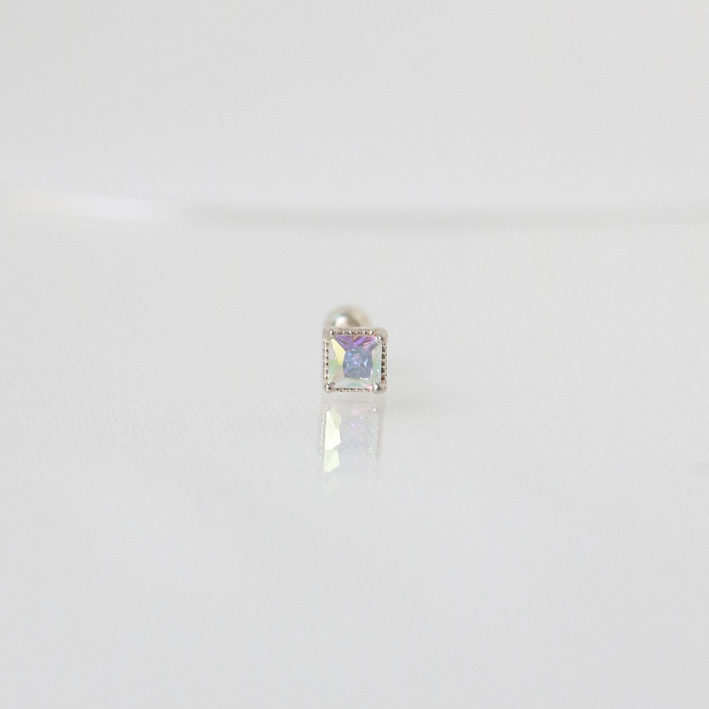 Aurora square piercing