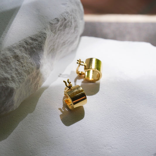 Mini drum earrings